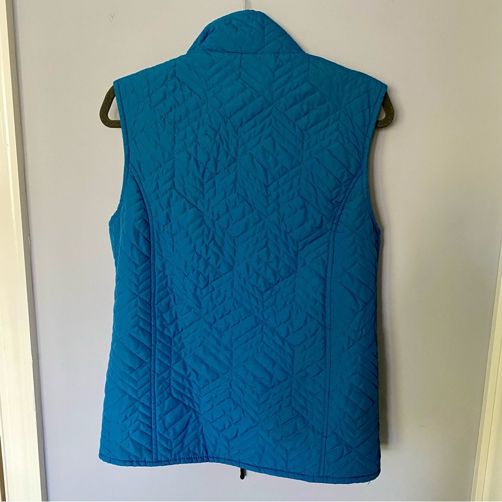 Blue Quilted Vest with pockets - Picture 2 of 6